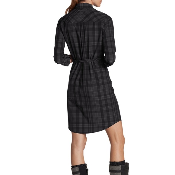 NWT EDDIE BAUER Plaid Shirt Dress - Picture 2 of 8